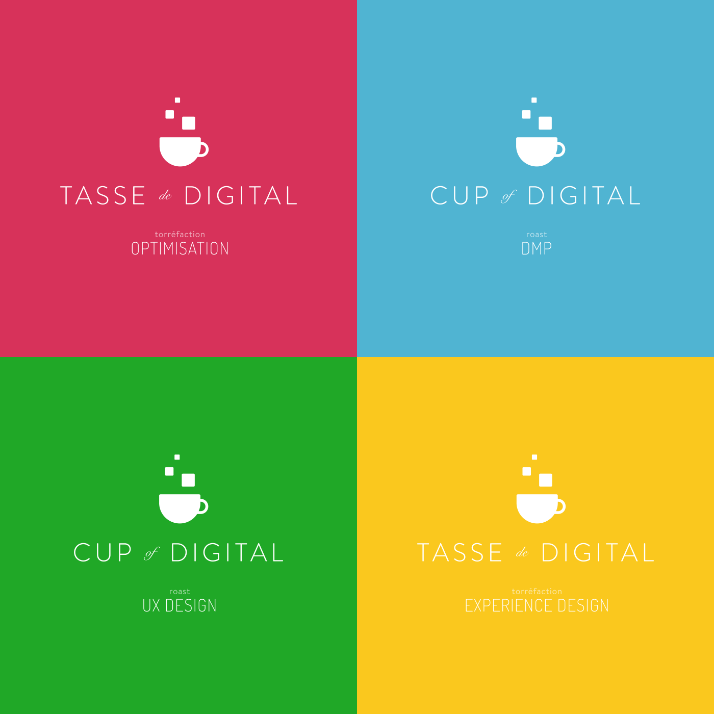 Konversion - Tasse de Digital - Logos on Colours